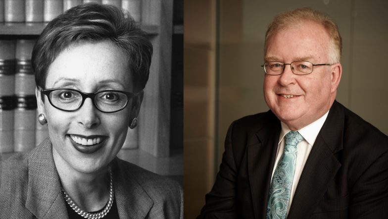 Justice Connect Patron Ruth McColl and Robert Fitzgerald