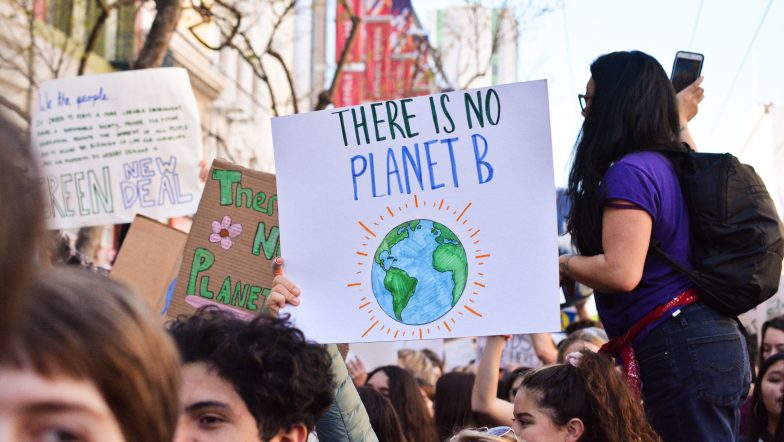 Global Climate Strike protest